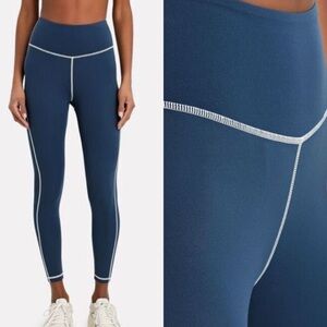 NWT WEWOREWHAT ACTIVE REVOLVE CORSET STYLE LEGGINGS BLUE